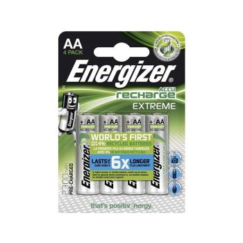 Batteri Oppladbart Energizer Extreme AA Eco 2300 Mah